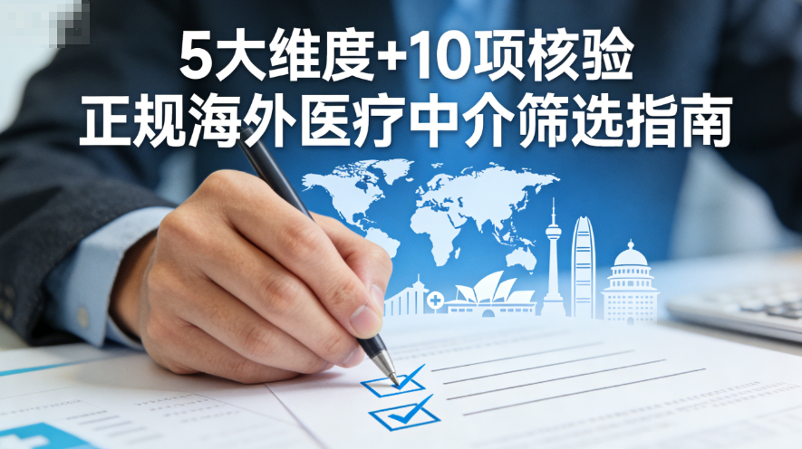 正规海外医疗中介机构筛选指南 正规海外医疗中介机构筛选指南