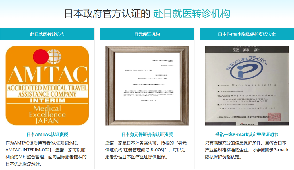 盛诺一家日本就医资质 盛诺一家日本就医资质