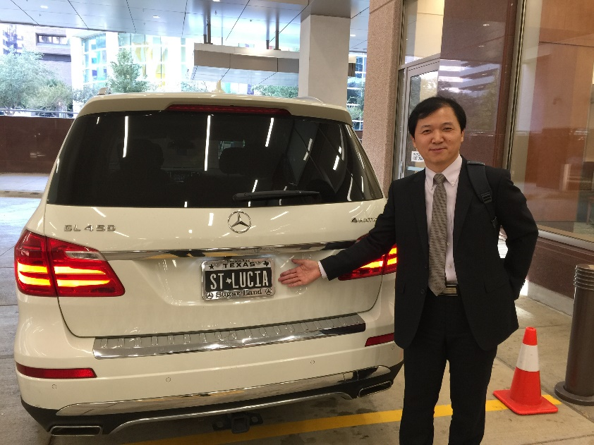 盛诺一家海外客户专车之一