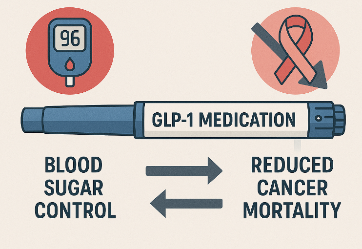 癌症合并糖尿病患者福音：GLP-1降糖药可降低40%死亡风险!